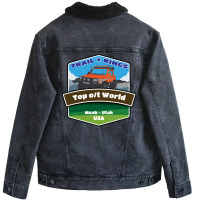 Top Off The World Unisex Sherpa-lined Denim Jacket | Artistshot