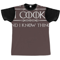 Cooking Gifts For Cooks & Chefs   I Cook And I Kno Graphic T-shirt | Artistshot