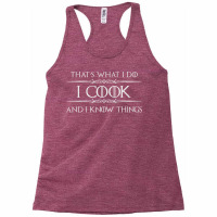 Cooking Gifts For Cooks & Chefs   I Cook And I Kno Racerback Tank | Artistshot