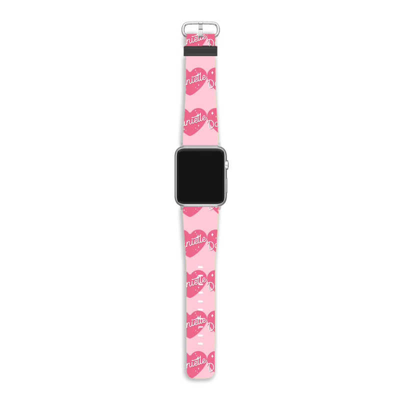 Newjeans New Jeans Danielle Name Typography Tokki Apple Watch Band | Artistshot