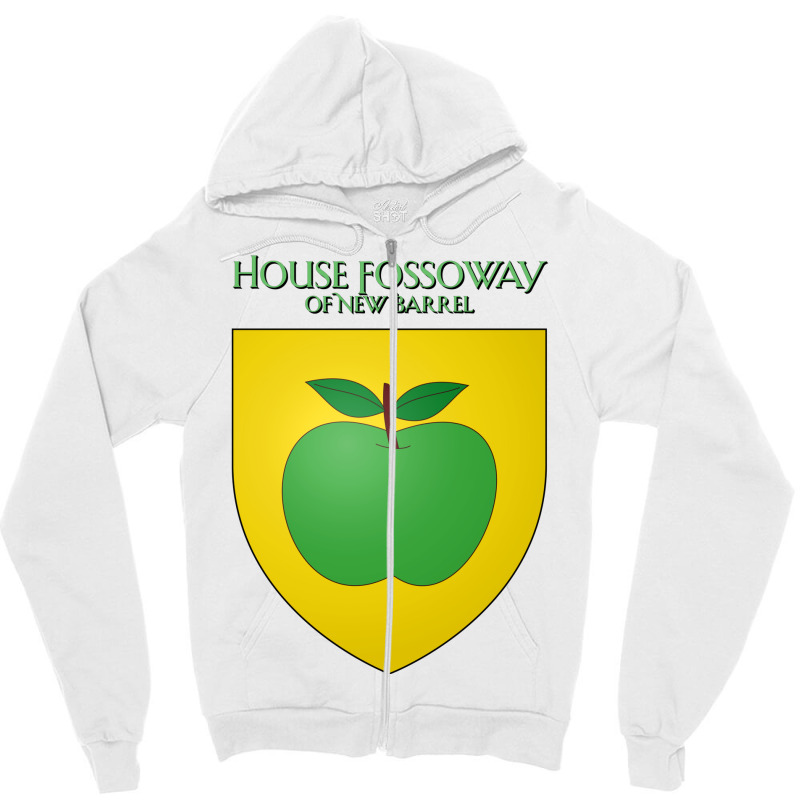 House Fossoway Of New Barrel Coat Of Arms Heraldry Zipper Hoodie | Artistshot