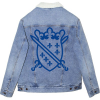 Bosnian Shield Unisex Sherpa-lined Denim Jacket | Artistshot