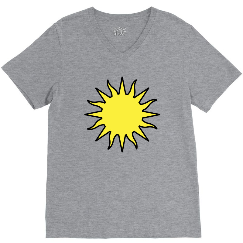 Heraldic Sun V-neck Tee | Artistshot