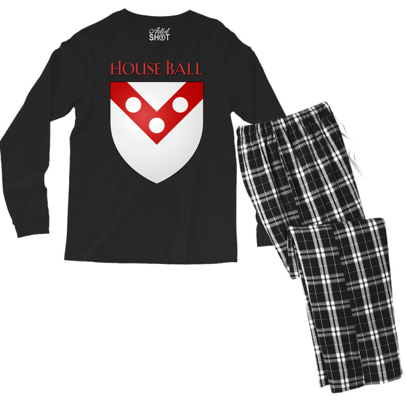 House Ball Coat Of Arms Heraldry Sigil   A Song Of Men's Long Sleeve Pajama Set | Artistshot