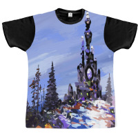 The Castle Graphic T-shirt | Artistshot