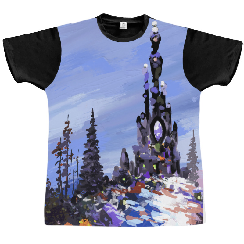 The Castle Graphic T-shirt | Artistshot