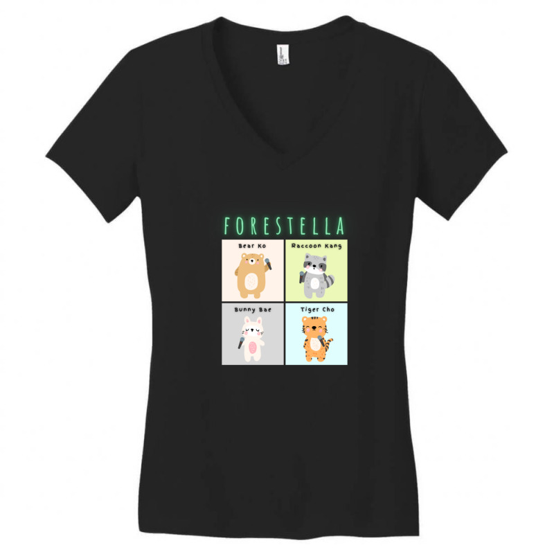 Cute Forestella Fan Art Women's V-Neck T-Shirt by MaricelyOrtiz | Artistshot