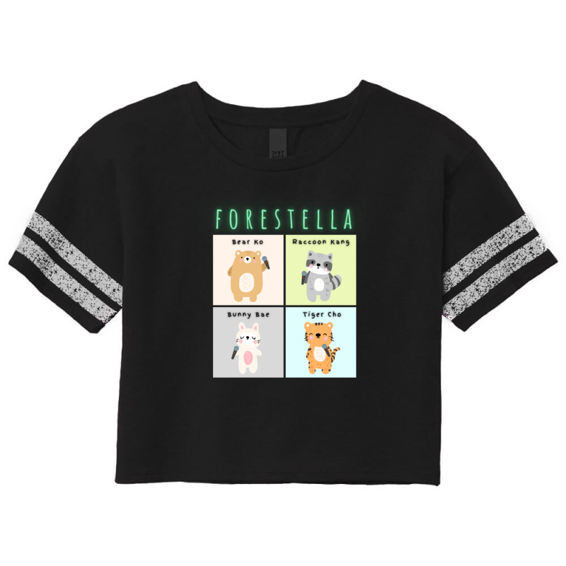 Cute Forestella Fan Art Scorecard Crop Tee by MaricelyOrtiz | Artistshot