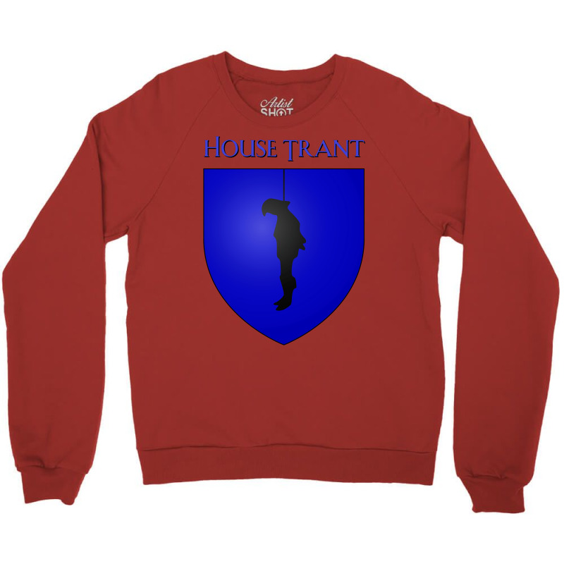 House Trant Coat Of Arms Heraldry Sigil   A Song O Crewneck Sweatshirt | Artistshot