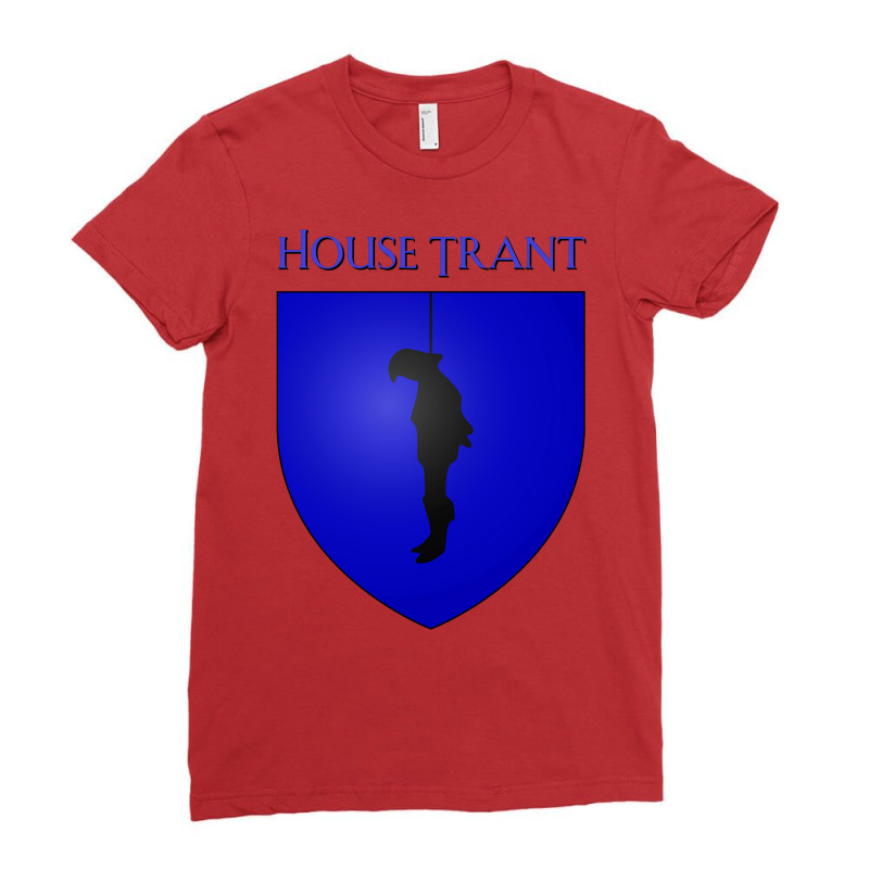 House Trant Coat Of Arms Heraldry Sigil   A Song O Ladies Fitted T-shirt | Artistshot