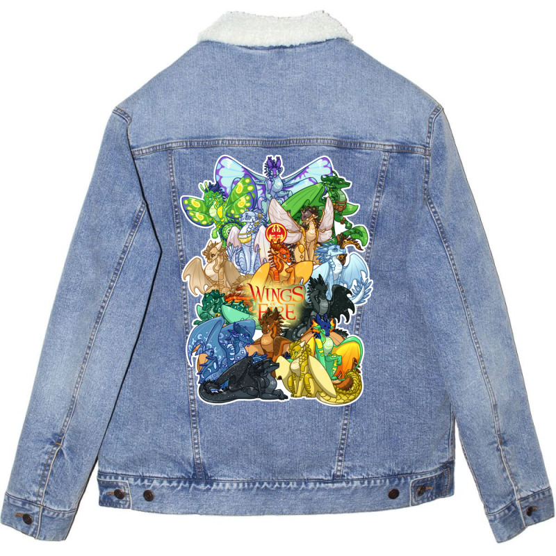 Wings Of Fire Unisex Sherpa-lined Denim Jacket | Artistshot