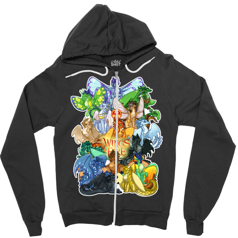 Wings Of Fire Zipper Hoodie | Artistshot