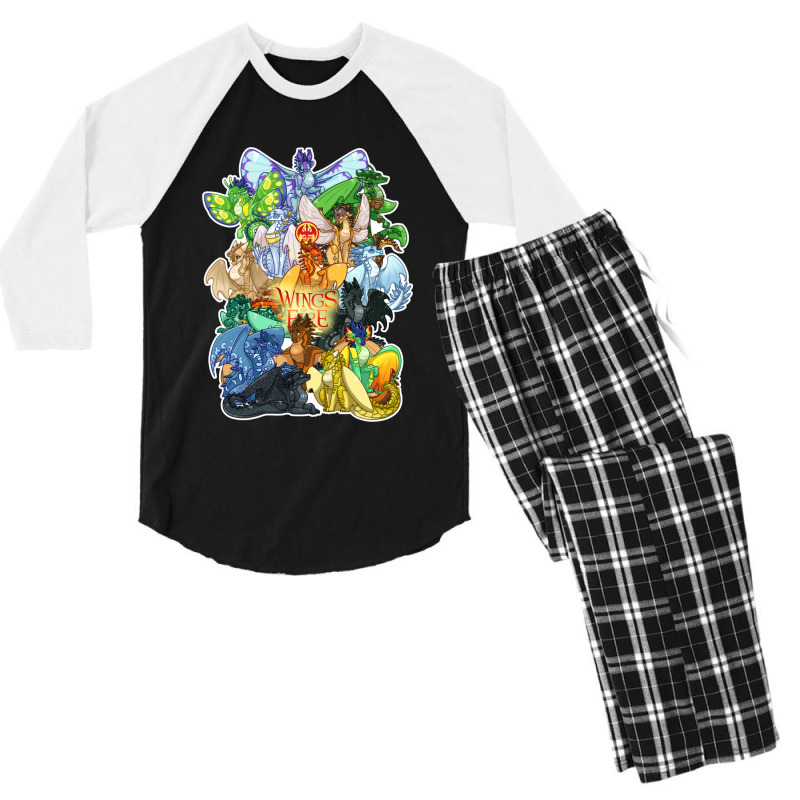 Wings Of Fire Men's 3/4 Sleeve Pajama Set | Artistshot