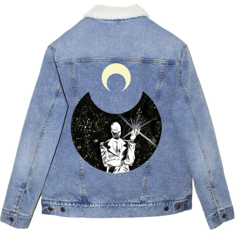 Moon Knight 32 Unisex Sherpa-Lined Denim Jacket by bazazkwstas | Artistshot