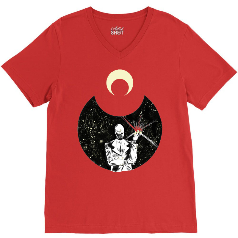 Moon Knight 32 V-Neck Tee by bazazkwstas | Artistshot