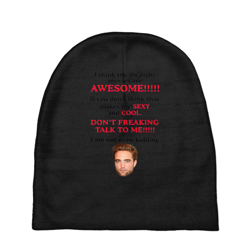 Rob Ert Patt Ins On I Think The Twilight Movies Ar Baby Beanies | Artistshot