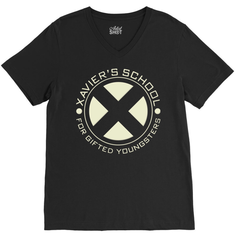 Xavier School Institute V-Neck Tee by bazazkwstas | Artistshot