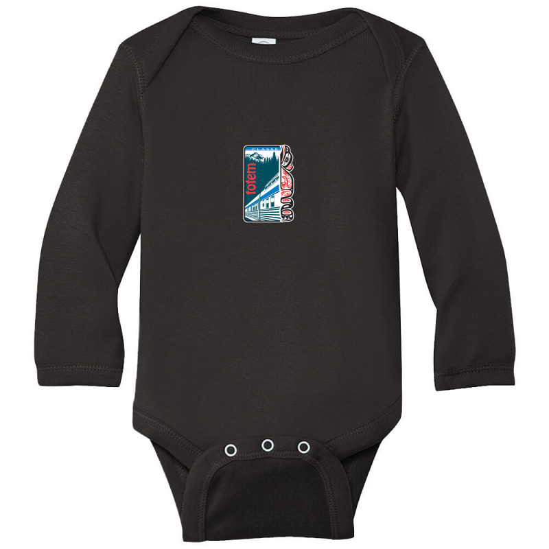 Via Rail Long Sleeve Baby Bodysuit | Artistshot