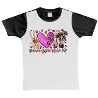 Peace Love Makeup Graphic Youth T-shirt | Artistshot