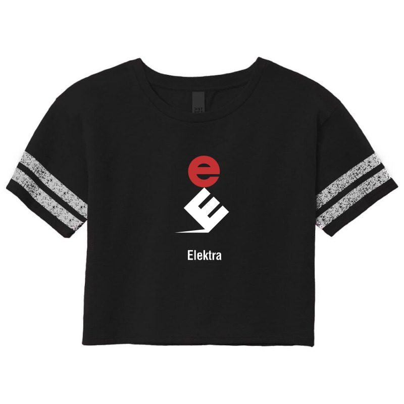 Electra Records Scorecard Crop Tee by usidiqmakina | Artistshot