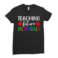 Teaching Future Bilingual Spanish Instructor Maest Ladies Fitted T-shirt | Artistshot