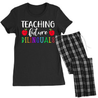 Teaching Future Bilingual Spanish Instructor Maest Women's Pajamas Set | Artistshot