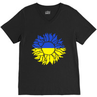 Sunflower Of Peace V-neck Tee | Artistshot