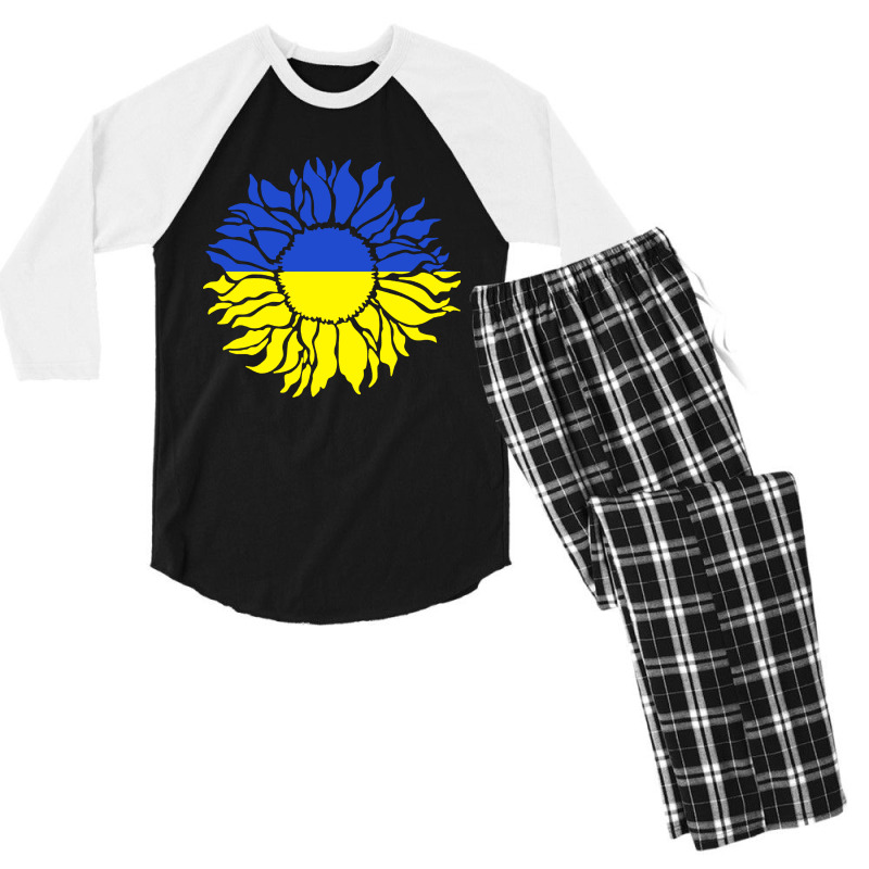 Sunflower Of Peace Men's 3/4 Sleeve Pajama Set | Artistshot