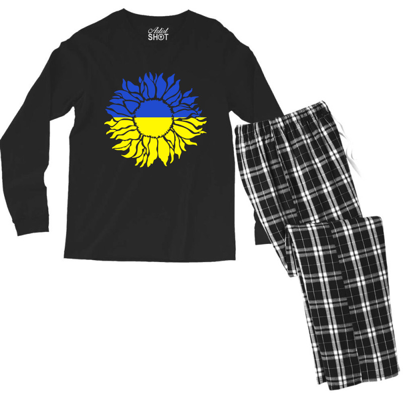 Sunflower Of Peace Men's Long Sleeve Pajama Set | Artistshot