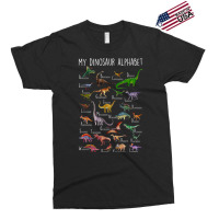 Types Of Dinosaurs Alphabet A Z Abc Dino Rex Ident Exclusive T-shirt | Artistshot