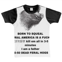 30 50 Feral Hogs Born To Squeal Rural America Is A Graphic Youth T-shirt | Artistshot