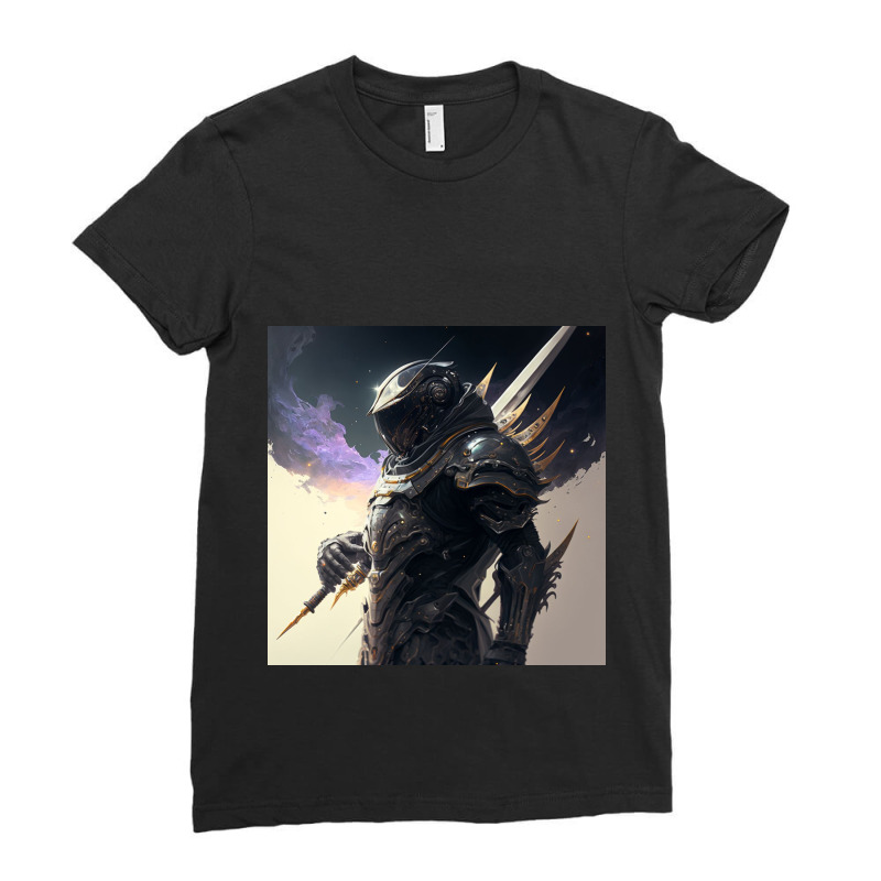 Robotman Picture Ladies Fitted T-Shirt by TheDol | Artistshot