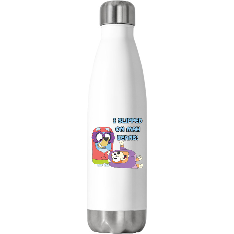 I Slipped On My Beans Stainless Steel Water Bottle | Artistshot