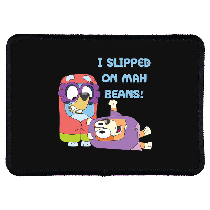 I Slipped On My Beans Rectangle Patch | Artistshot