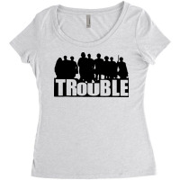 The Trouble Women's Triblend Scoop T-shirt | Artistshot