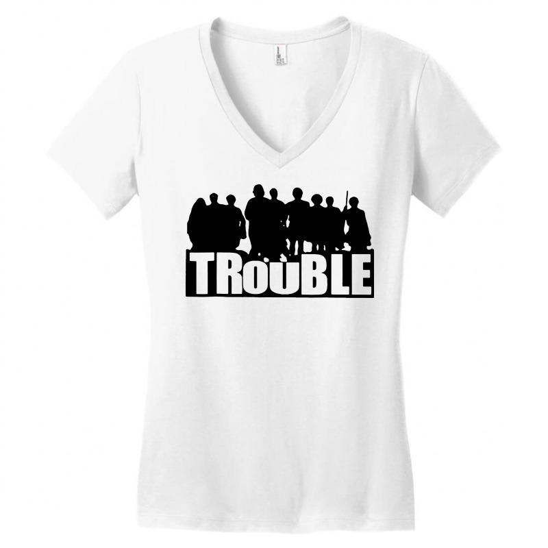 The Trouble Women's V-neck T-shirt | Artistshot