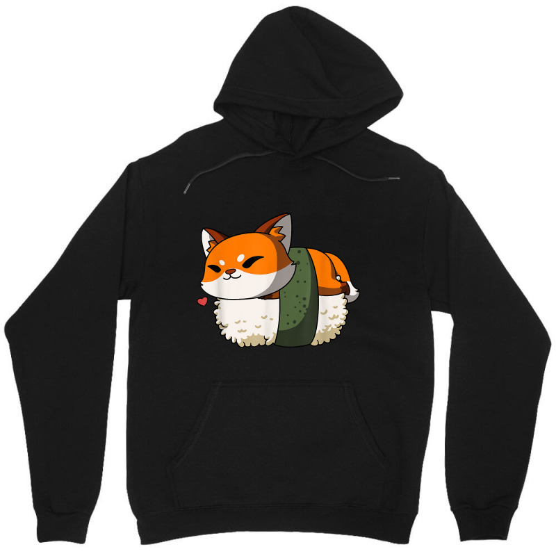 Kawaii Anime Fox Japanese Food Lover Manga Sushi T Unisex Hoodie | Artistshot