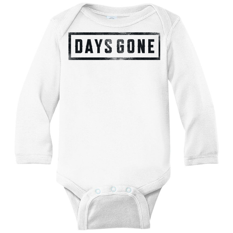 Days Gone Title Black Long Sleeve Baby Bodysuit | Artistshot