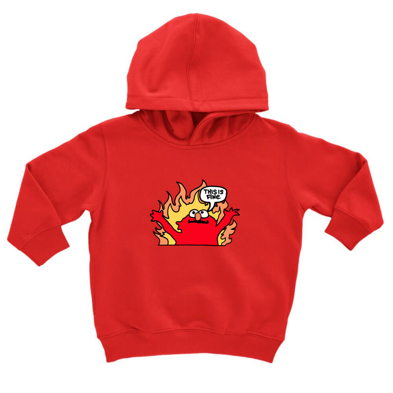 Hellmo This Is Fine Toddler Hoodie | Artistshot