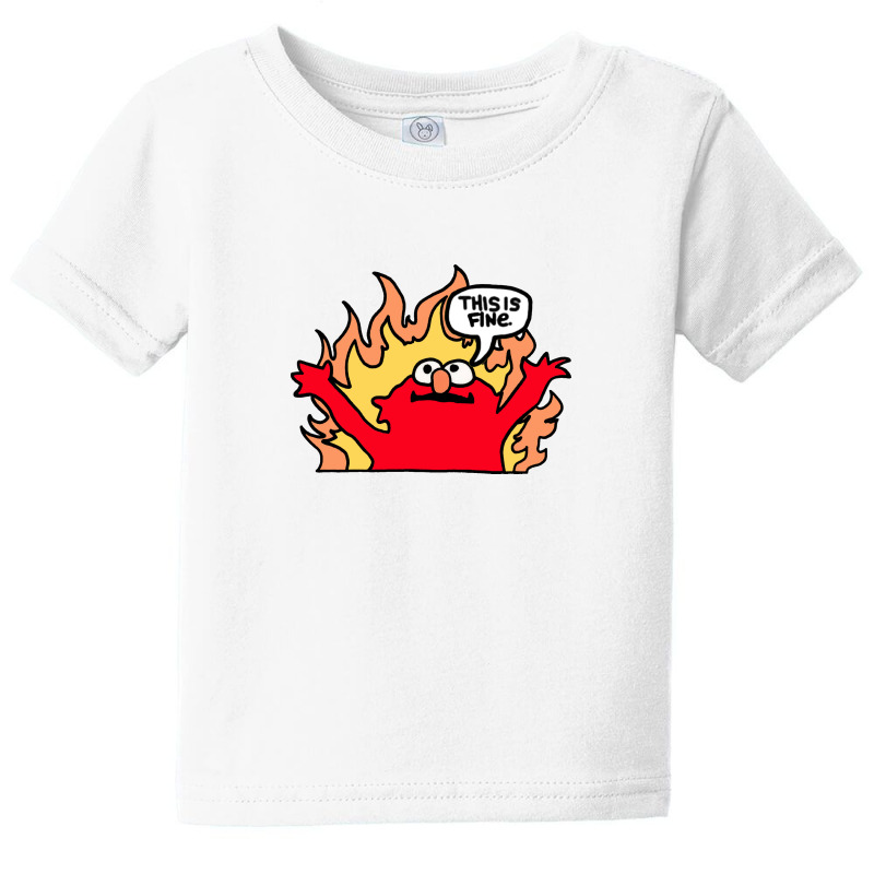 Hellmo This Is Fine Baby Tee | Artistshot