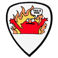 Hellmo This Is Fine Shield S Patch | Artistshot