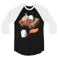 Funny Sleep Walking Nigiri Sushi 3/4 Sleeve Shirt | Artistshot