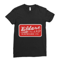 Kildare Island Surf Ladies Fitted T-shirt | Artistshot