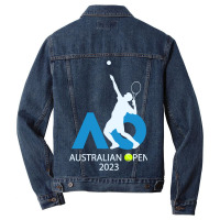 2023 Tennis Australian Open Fever Men Denim Jacket | Artistshot