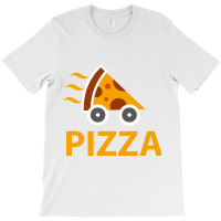 Pizza Delivery Cartoon T-shirt | Artistshot