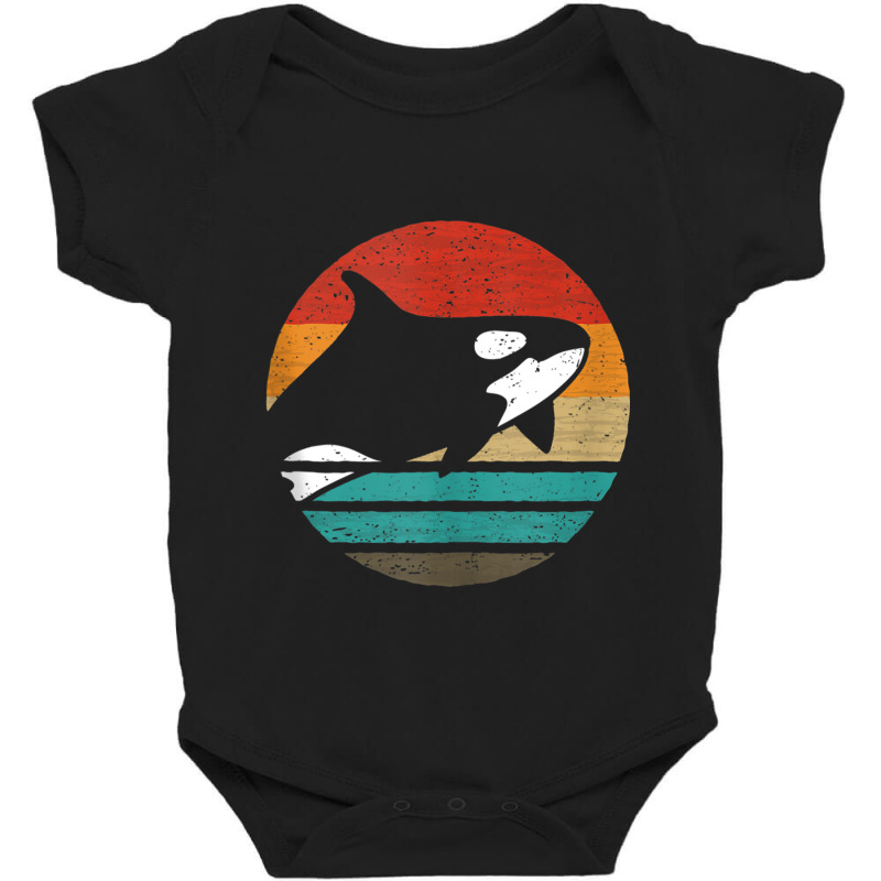 Orca Retro Style Vintage Tank Top Baby Bodysuit | Artistshot