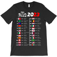 Formula One Calendar 2023 T-shirt | Artistshot