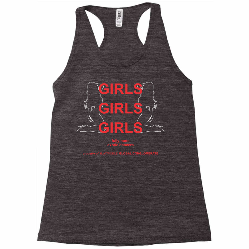 Summrs Girls Girls Girls Exotic Dancers Slayworld Racerback Tank by KathleenSusanBuckler | Artistshot