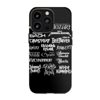 Heavy Metal Style Classical Composers (white Text) Iphone 13 Pro Case | Artistshot