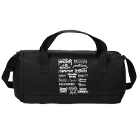 Heavy Metal Style Classical Composers (white Text) Duffel Bag | Artistshot